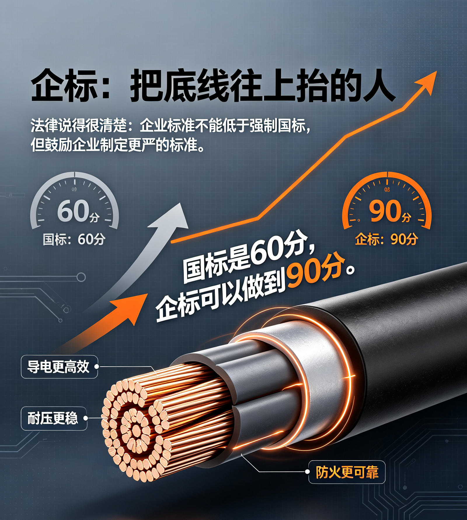 国标是底线，企标才是底气